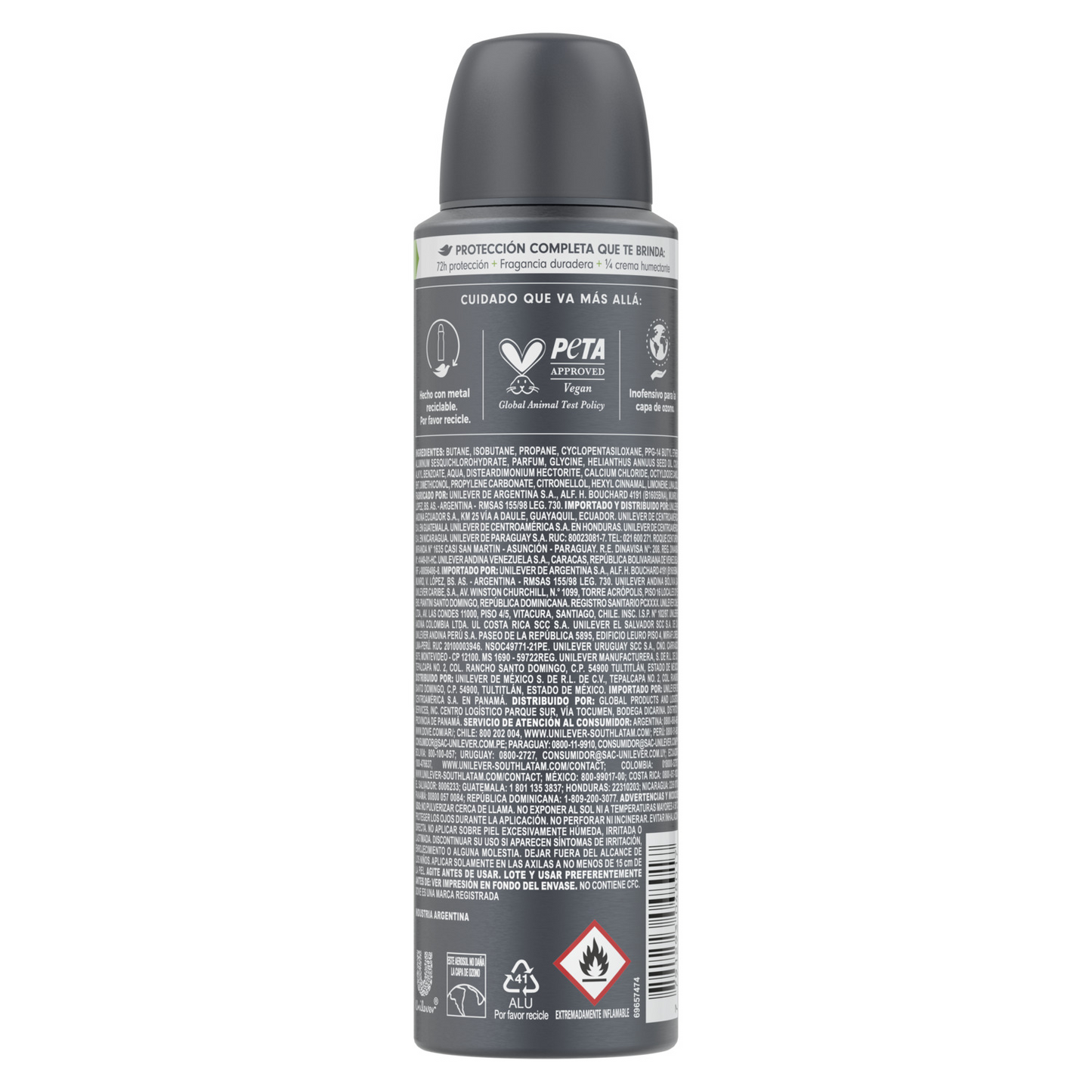 Antitranspirante en Aerosol Dove Men Extra Fresh 150 ml