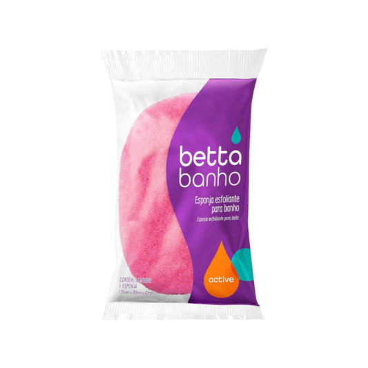 Esponja de Baño Betta Active Exfoliante Rosada
