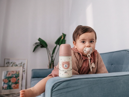 Mamadera SX PRO 270 ML 3-6M Oso Rosa Suavinex