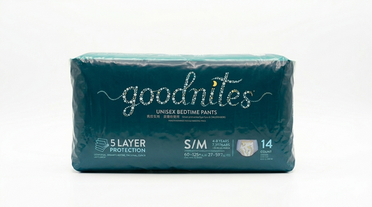 Goodnites Bombacha o Calzón Pants Nocturno Descartable para Niños Talle 17 a 36 kg x 14 unidades