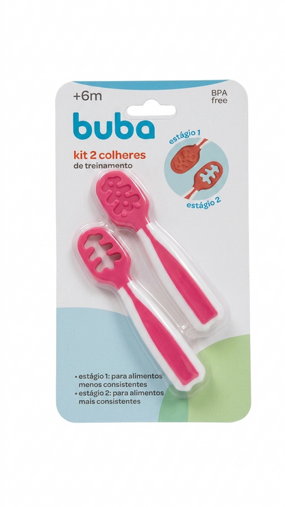 Cuchara para BLW Rosa