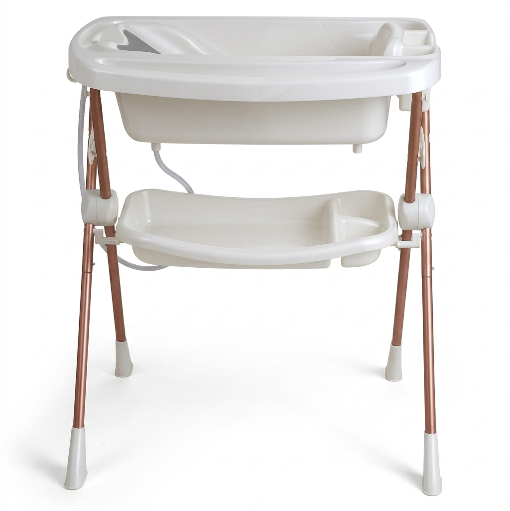 Bañera Para Bebé Con Soporte Plegable Burigotto