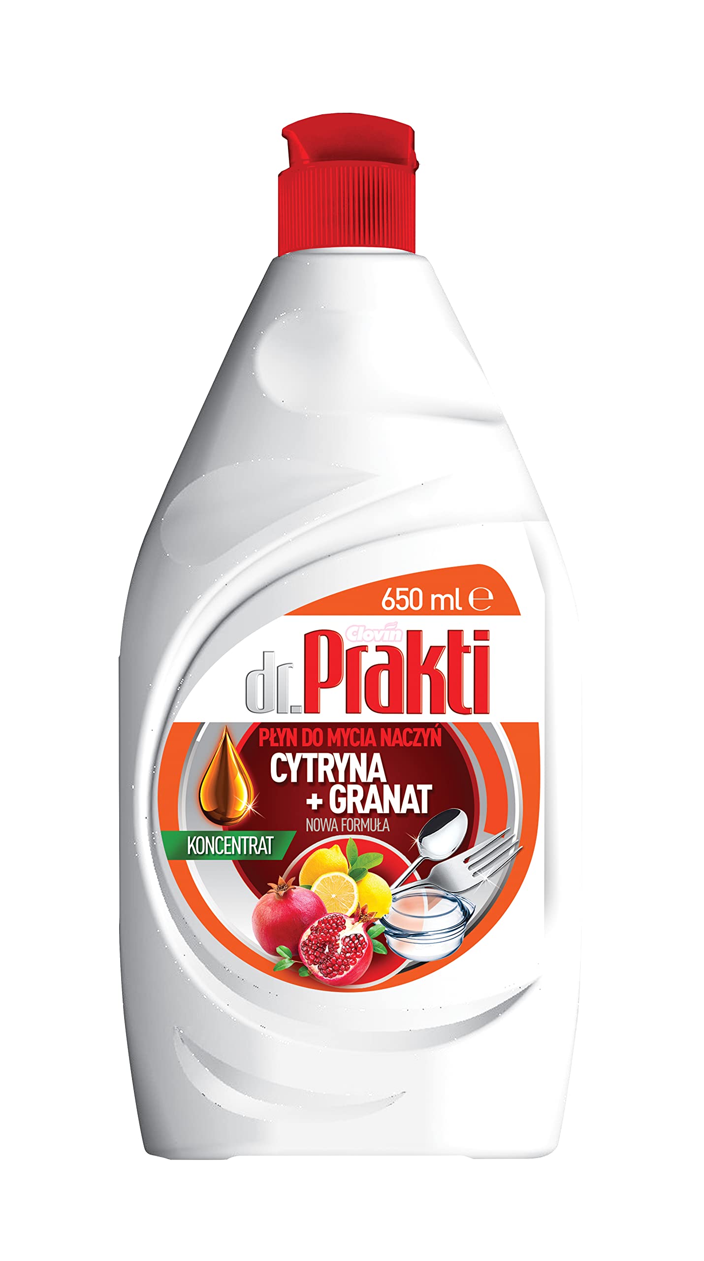 Dr. Prakti Líquido Lavavajillas Manos Sensitive Granada 650 ml