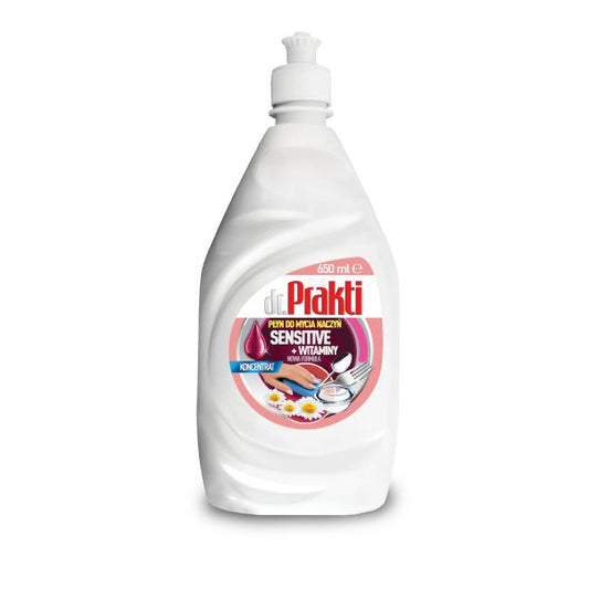 Líquido Lavavajillas Manos Sensitive con Vitaminas Dr. Prakti 650 ml