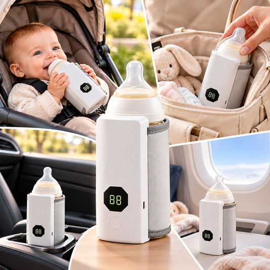 Calienta Mamaderas Portátil con Carga USB