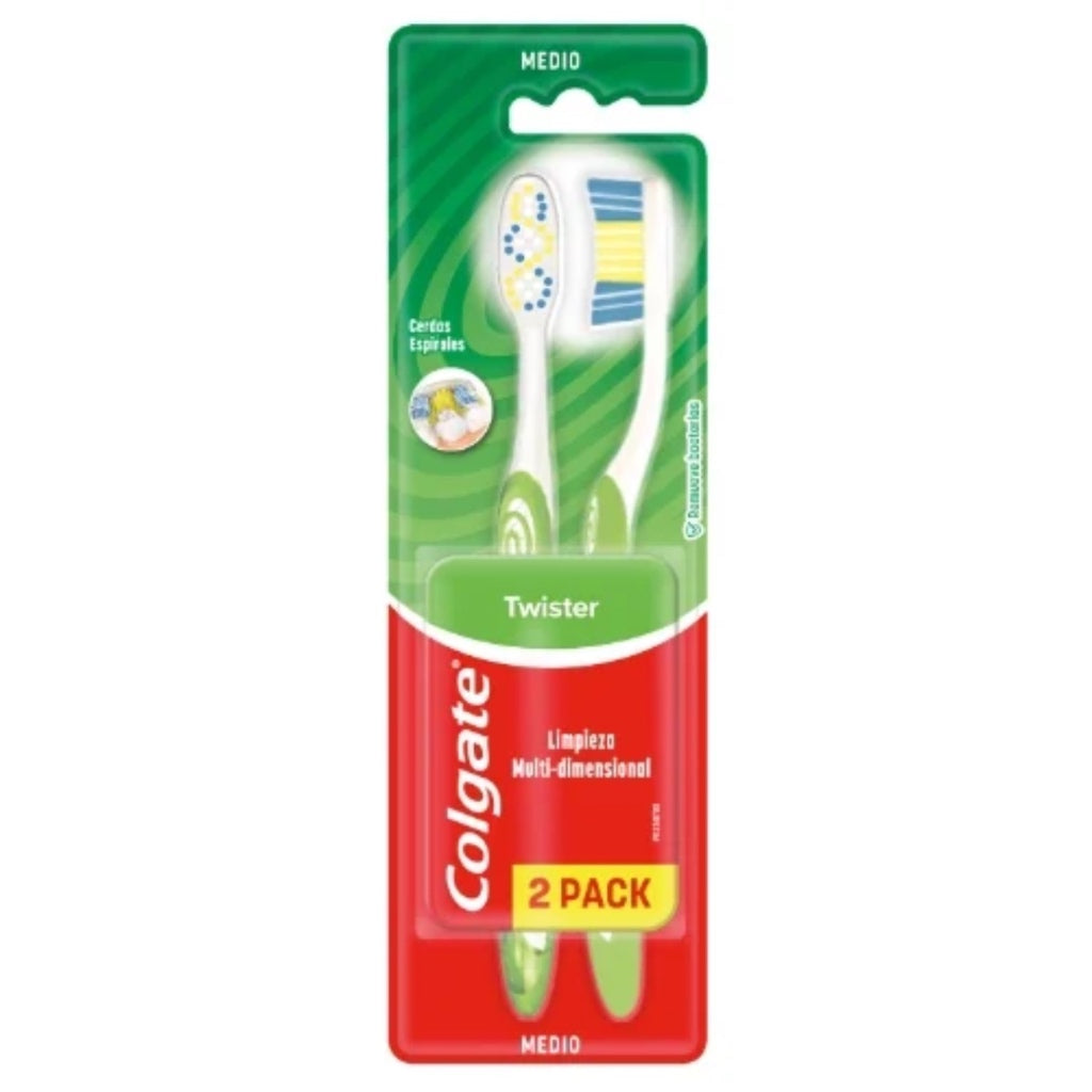 Cepillo De Dientes Colgate Twister 2 Unidades