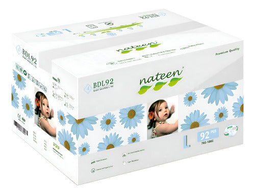 Nateen Pañales Premium L BOX - 92 Unidades
