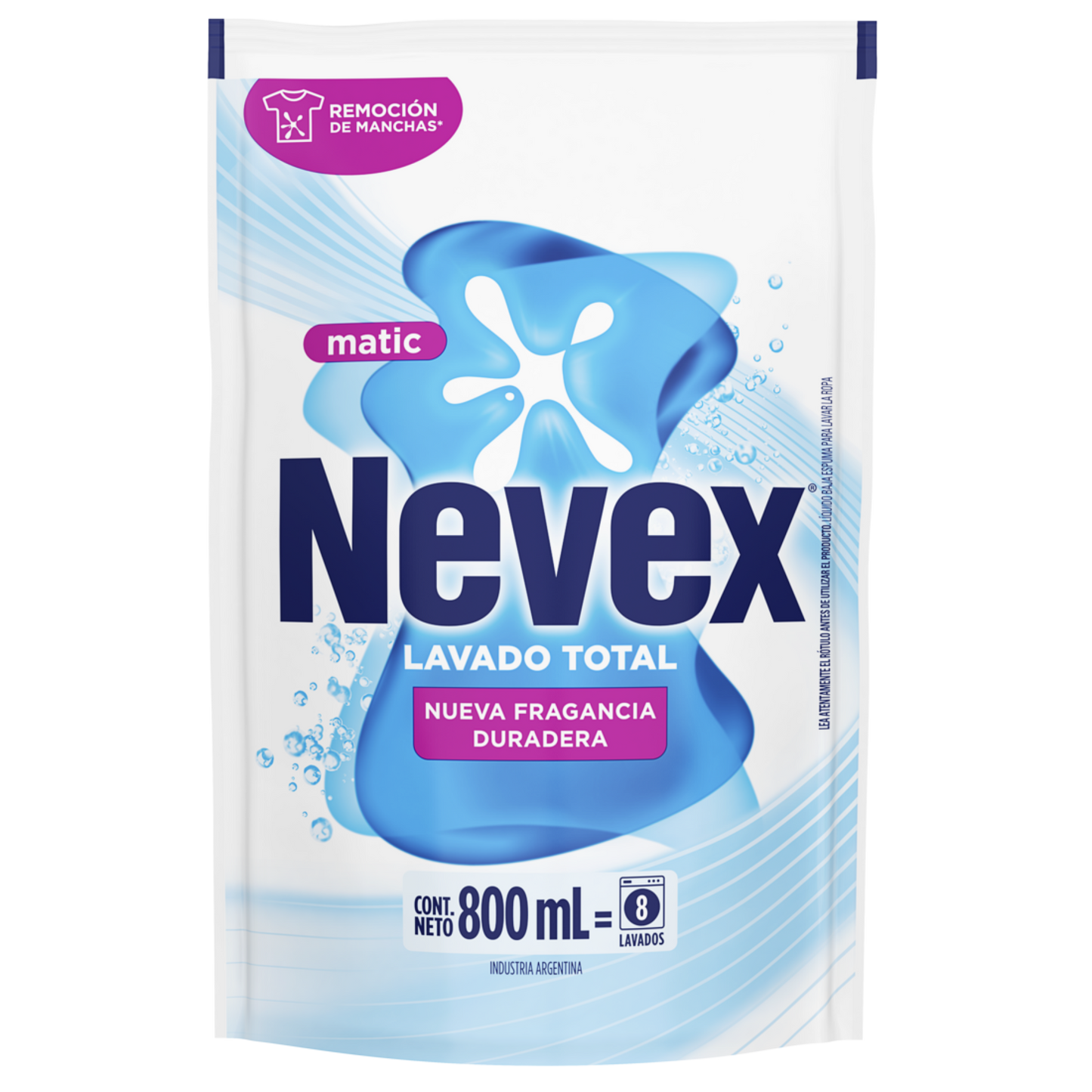 Jabón Líquido para Ropa Nevex 800 ml.