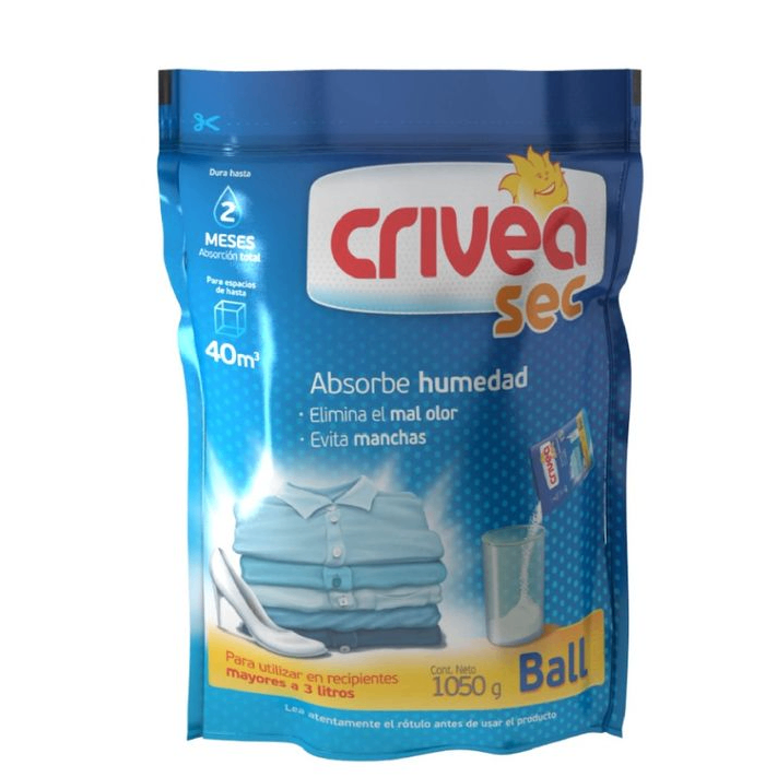 Absorbente de Humedad Crivea Repuesto – 1050 gramos