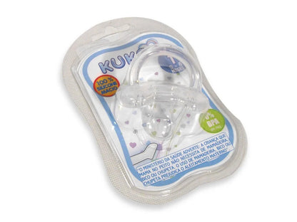 Chupete Silicona Anatómico Transparente Kuka Talle 1 (0-6 meses)
