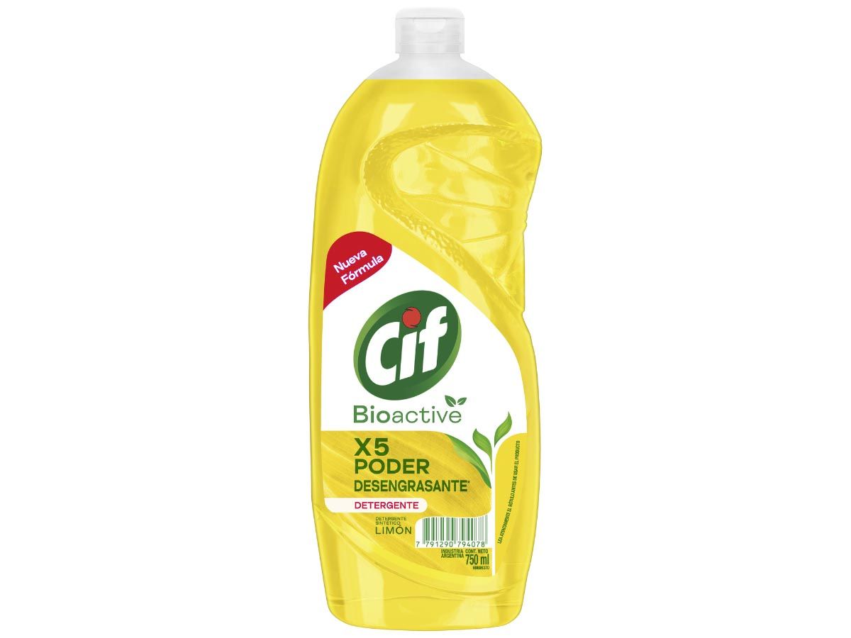 Detergente Cif BioActive Limón 750 Ml