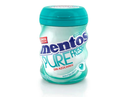 Chicles Sin Azúcar MENTOS Wintergreen Pure Fresh 56 gr