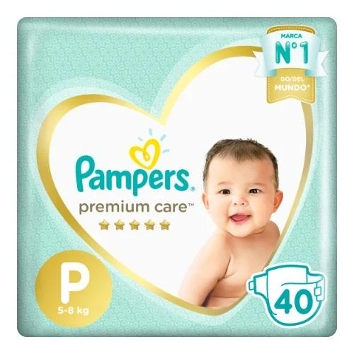 Pañales Pampers Premium Care P - 40 unidades