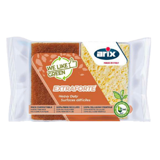 Esponja Arix, fibra ecológica Extra fuerte - 2 unidades