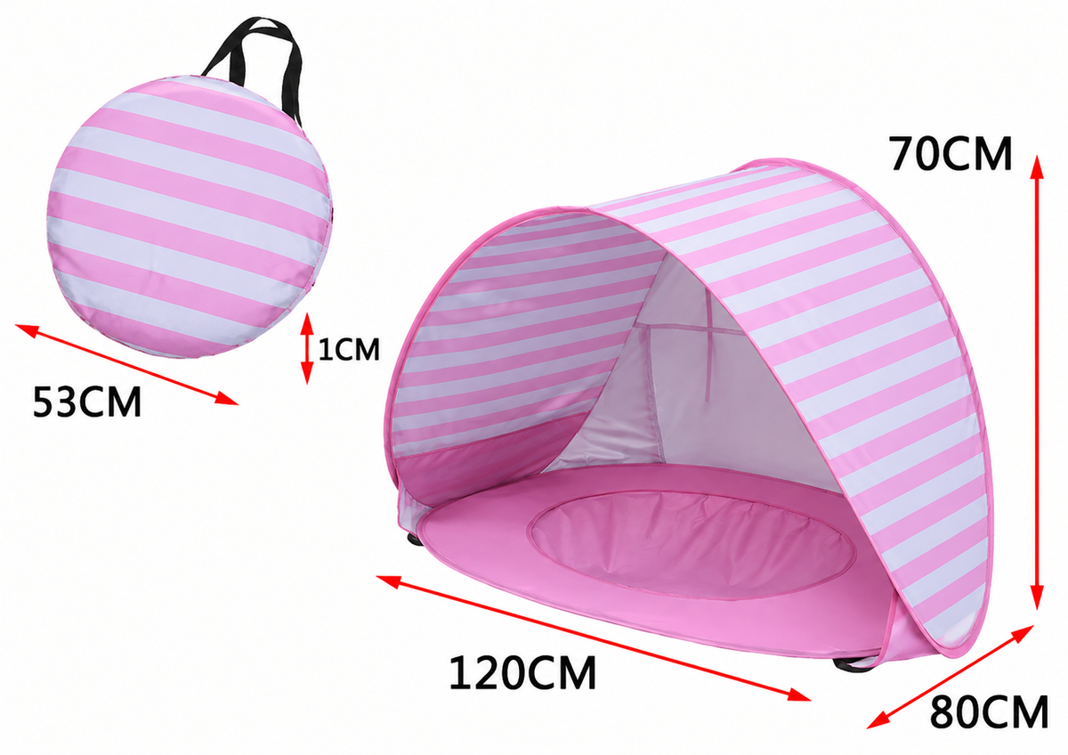 Carpa para bebe para Playa Rosa