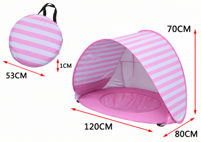Carpa para bebe para Playa Rosa