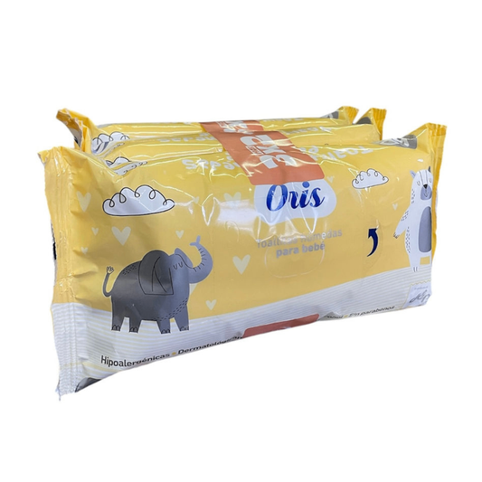 Toallitas Húmedas Oris 3x2 - 180 Unidades