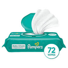 Toallitas Humedas Pampers Baby Clean x 72 Unidades - Sin Fragancia