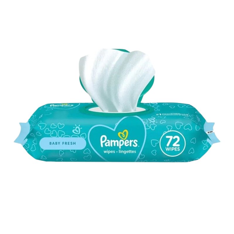 Toallitas Humedas Pampers Baby Clean x 72 Unidades - Con Fragancia