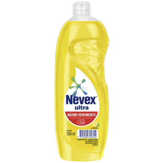 Detergente Nevex Ultra Antigrasa Limón 500 ml