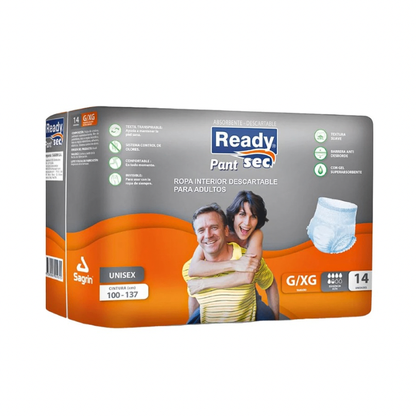Pañales para Adultos Pants Adultos Readysec G/XG - 14 Unidades