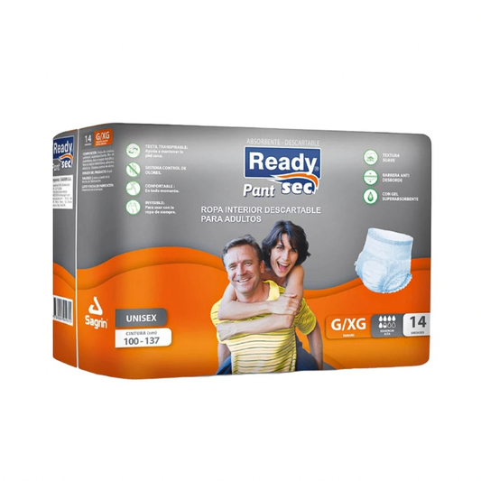 Pañales para Adultos Pants Adultos Readysec G/XG - 14 Unidades