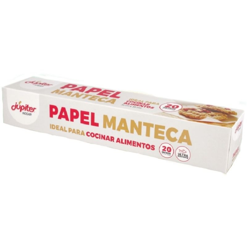 Papel Manteca Jupiter - 30 centímetros ancho por 20 metros largo