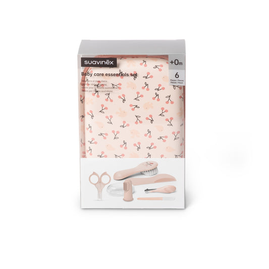 Set Higiene Y Cuidado Diario Bebés +0m Suavinex De 6 Piezas Color Rosa