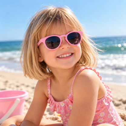 Lentes de Sol Infantiles BUBA UV400 para Niños y Niñas de 3 a 5 Años – Rosado