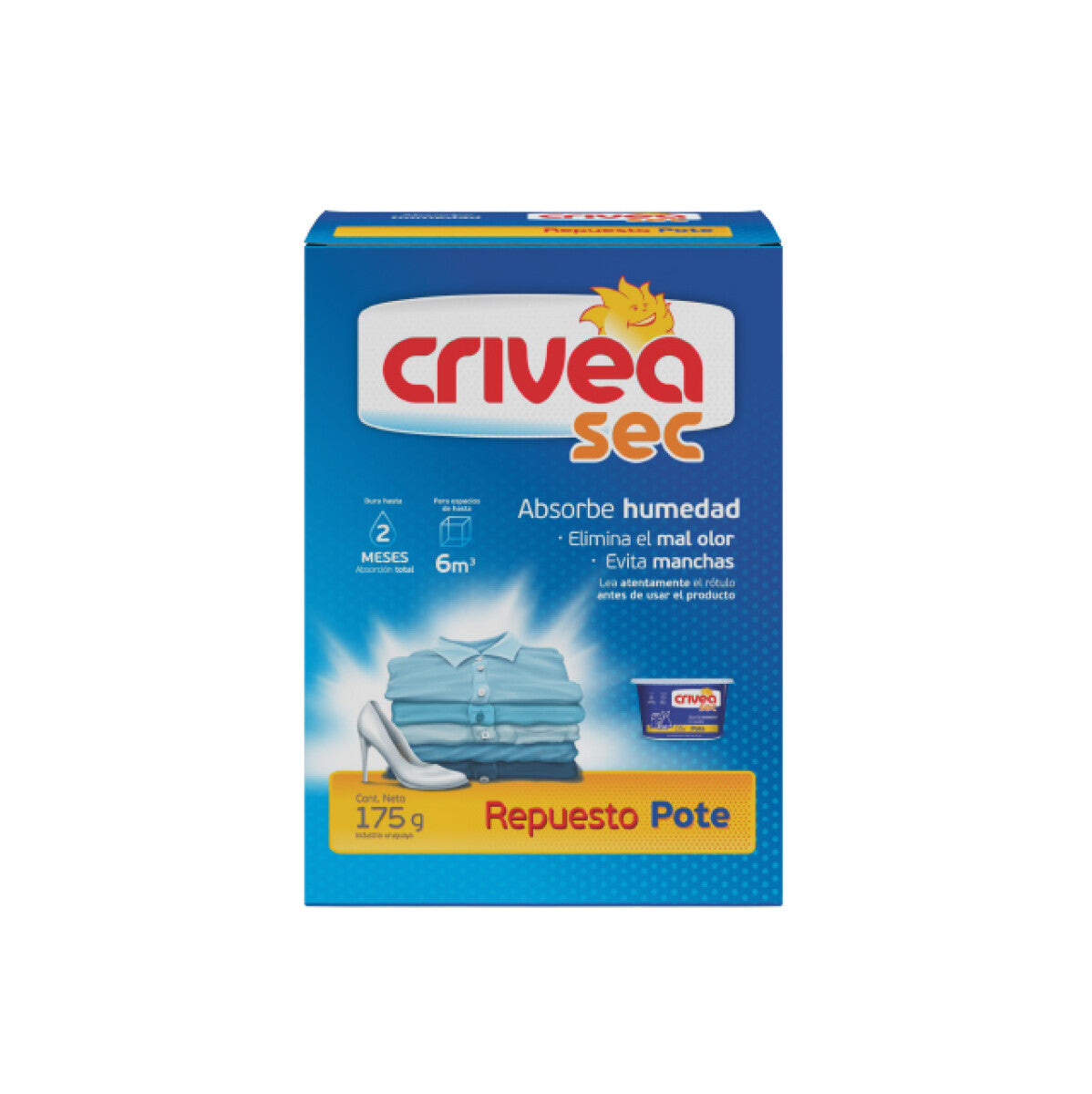 Absorbente de Humedad Crivea Repuesto 175 gr