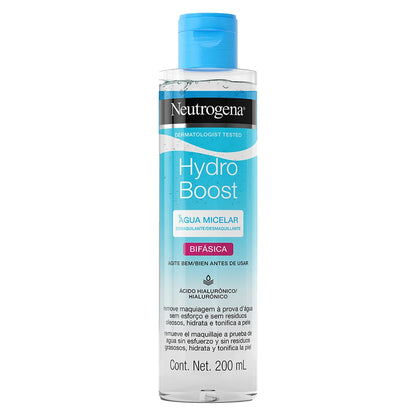 Agua Micelar Neutrógena Hydro Boost Bifásica 200 ml