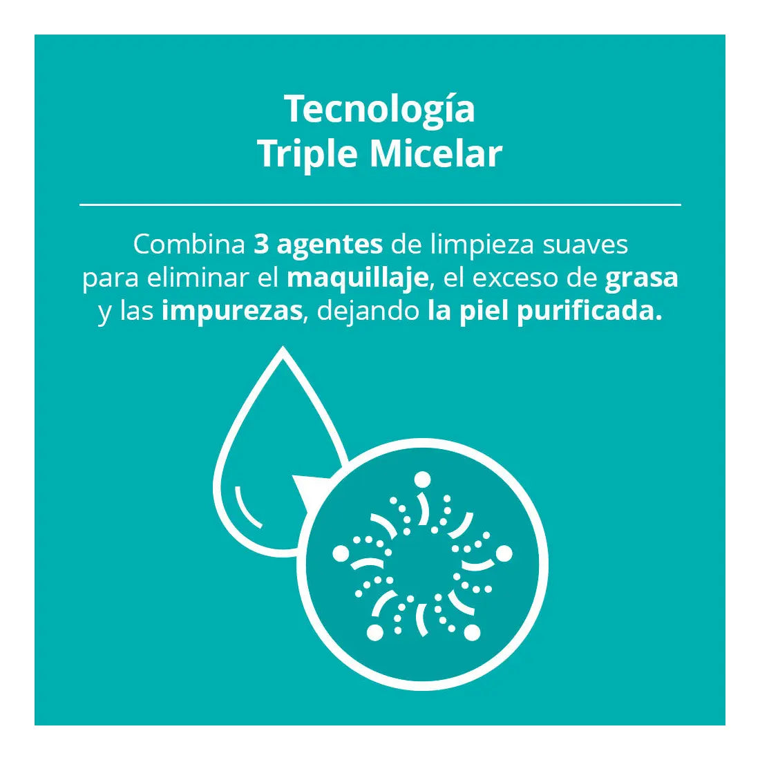 Agua Micelar Neutrogena Purified Skin 200 ml