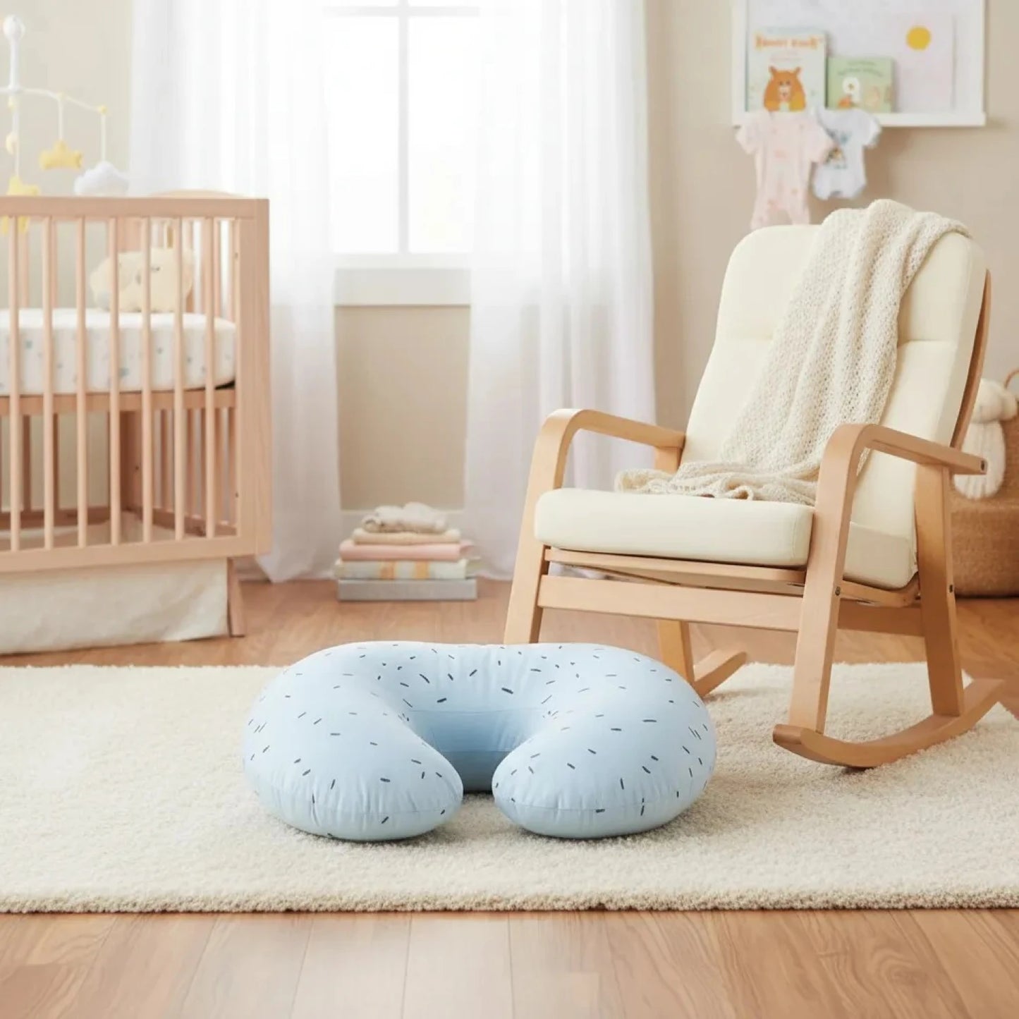 Almohada lactancia Celeste - Kikkaboo