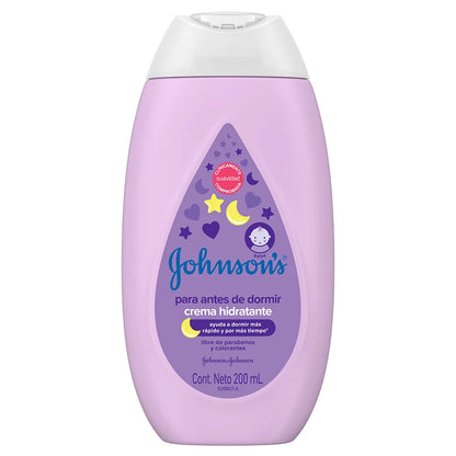 Crema Hidratante Johnson's Antes De Dormir 200 ml