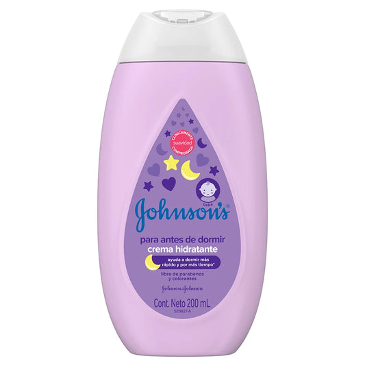 Crema Hidratante Johnson's Antes De Dormir 200 ml