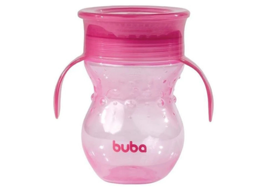Vaso 360° Rosado - Buba