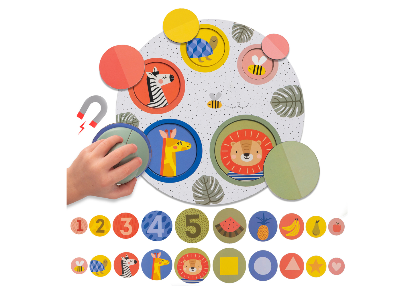 Juego Montesori Magnetico Puzzle 4 en 1 +18Meses - Taf Toys