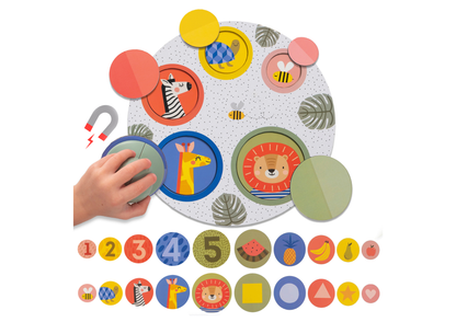Juego Montesori Magnetico Puzzle 4 en 1 +18Meses - Taf Toys