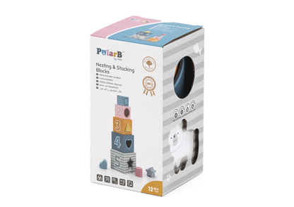 Cubos Encastrables y Apilables Montessori + 12Meses