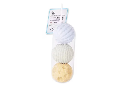 Set x3 Pelotas Sensoriales Montessori para Bebé