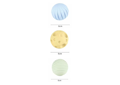 Set x3 Pelotas Sensoriales Montessori para Bebé