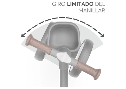 Buggy Bici ZIPI Kikkaboo - Gris