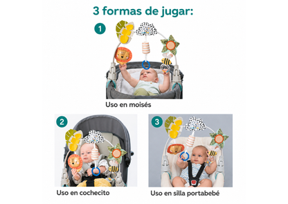 Barra de Actividades Savannah para Cochecito o Gimnasio 0m+