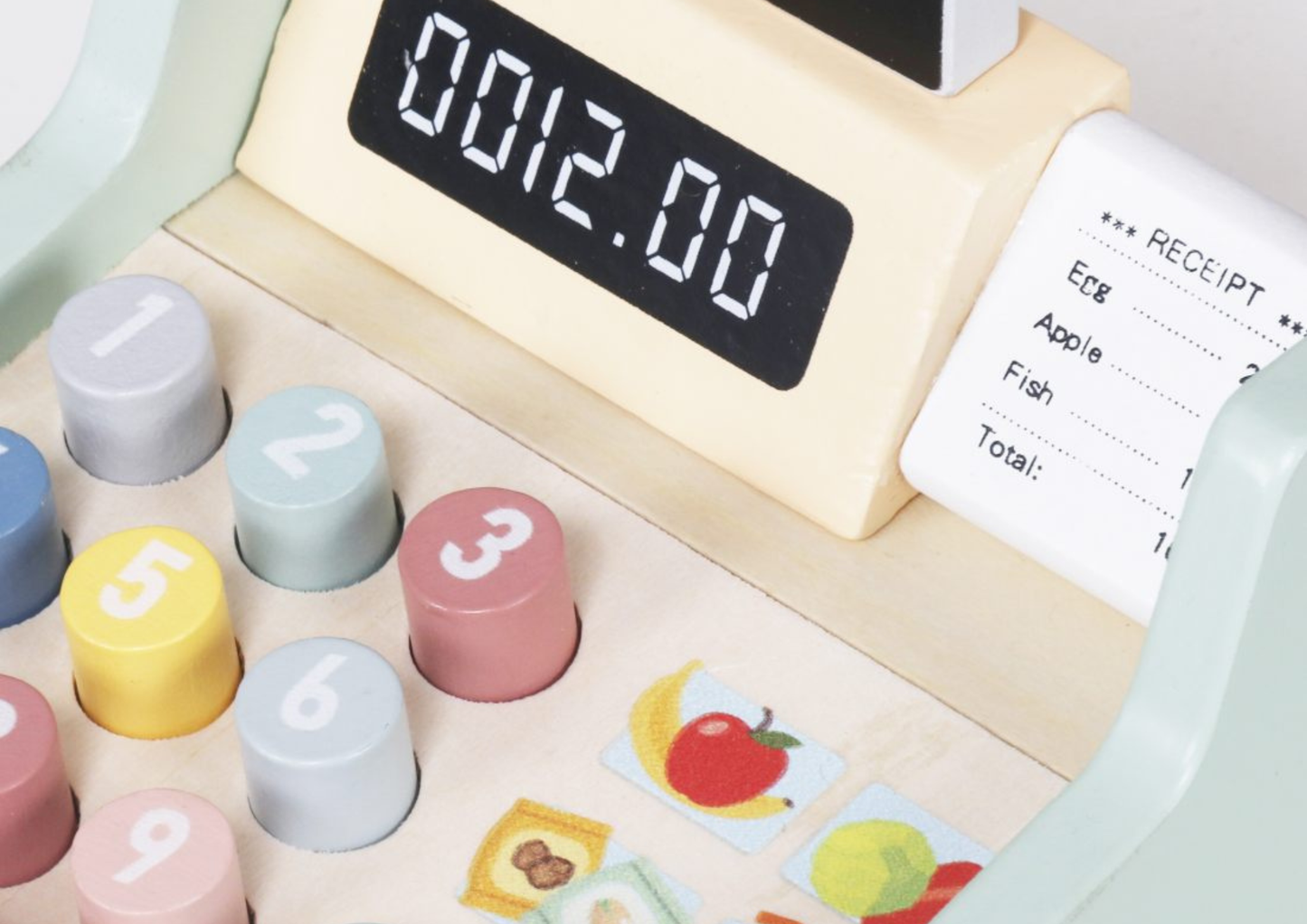 Caja Registradora de Madera Montessori x19 Piezas - Polar B
