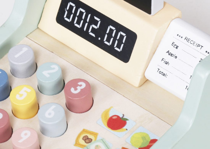 Caja Registradora de Madera Montessori x19 Piezas - Polar B