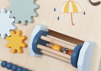 Caminador de Madera con Actividades para Bebé +9M