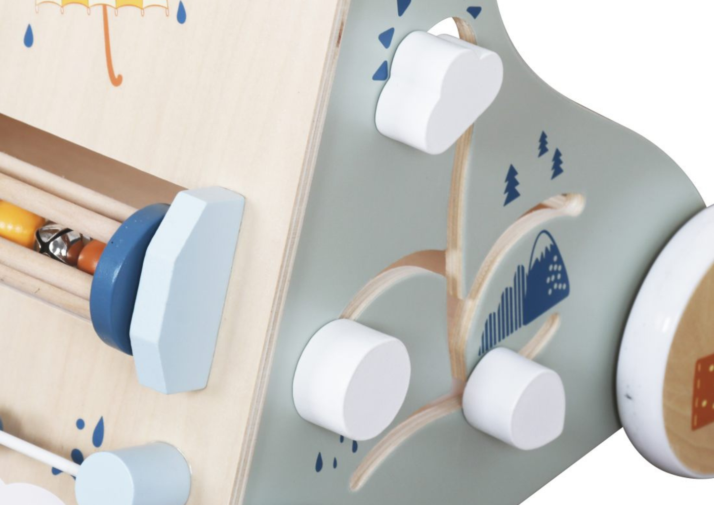 Caminador de Madera con Actividades para Bebé +9M