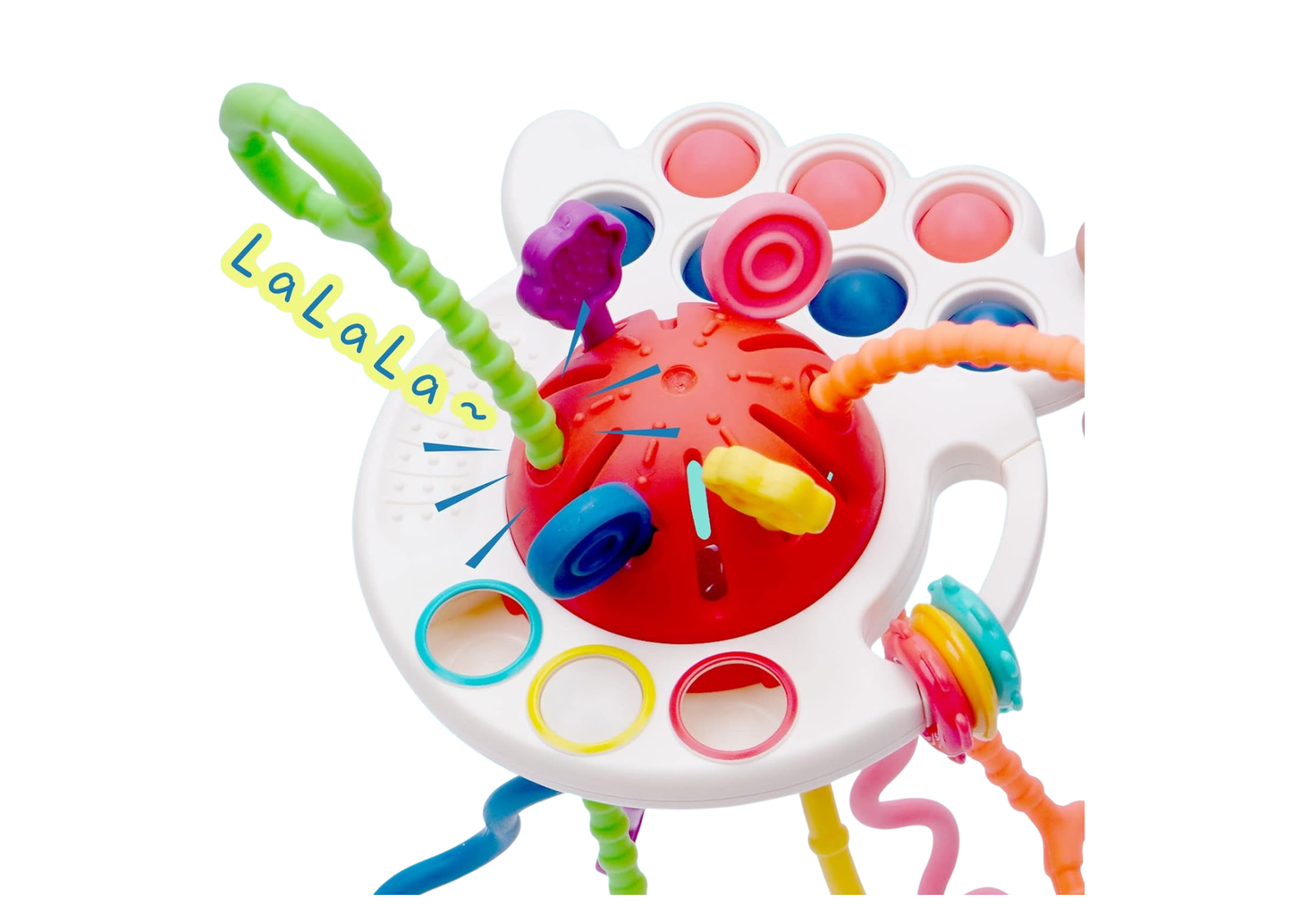 Juguete Sensorial Montessori de Silicona - Mordillo para Bebé