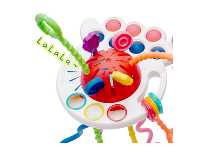Juguete Sensorial Montessori de Silicona - Mordillo para Bebé
