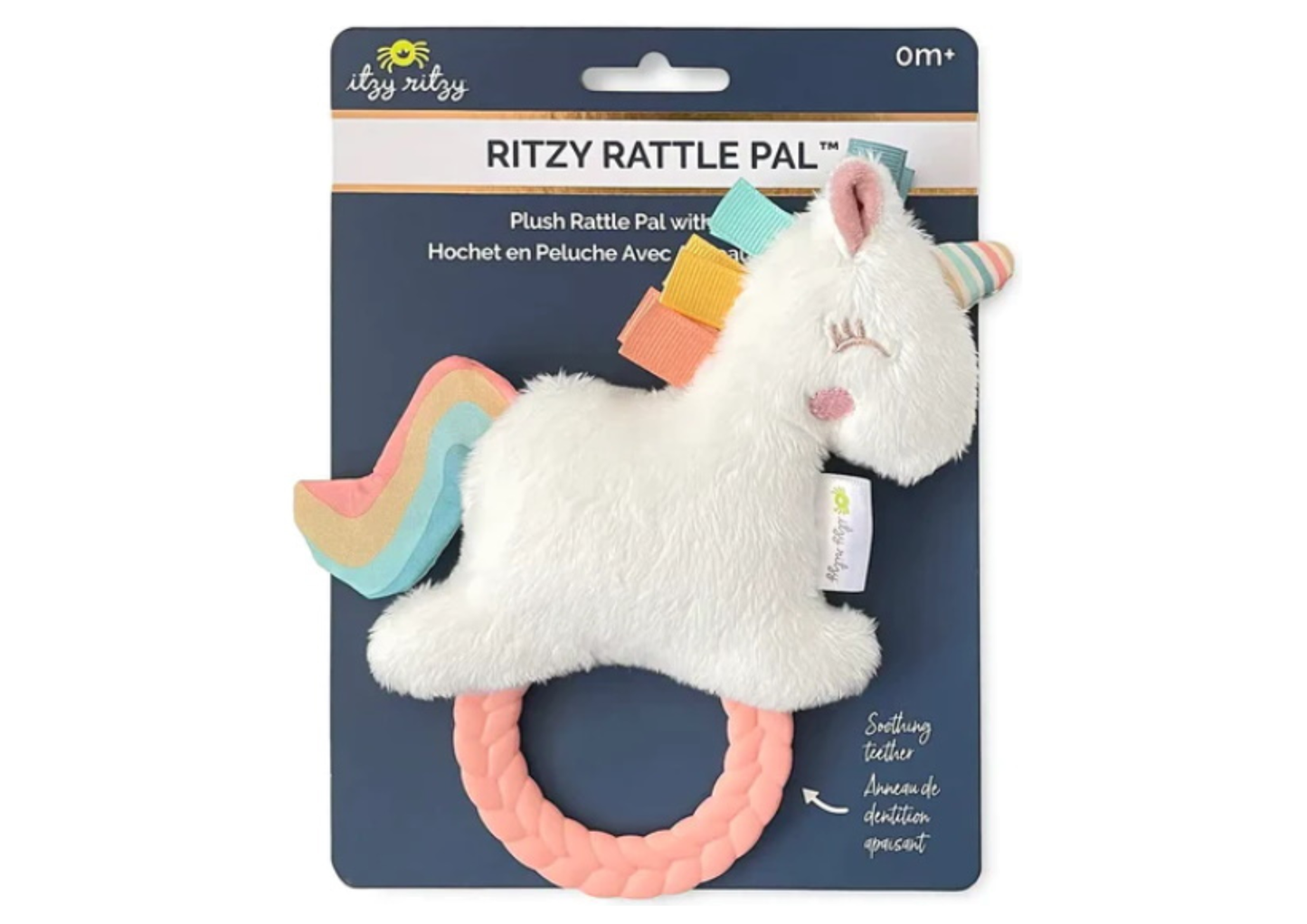 Sonajero de Peluche con Agarre - Unicornio